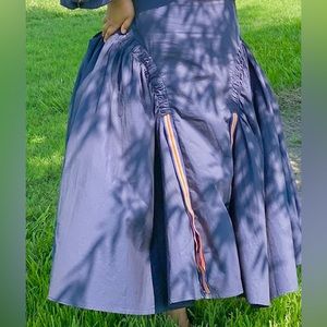 NWT Navy Blue MIDI Skirt Plus Size 2x